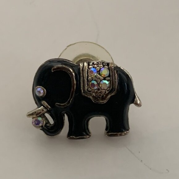 Elephant earrings 2 pairs.w studs. Silver color hardware. - Picture 6 of 14